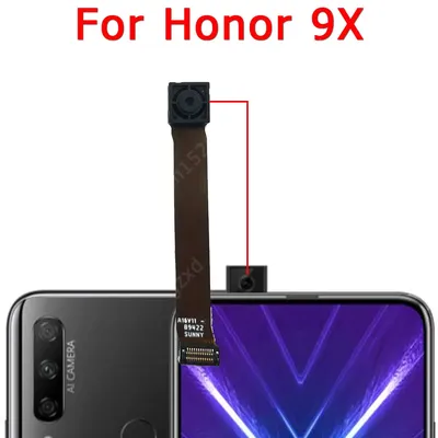 For Huawei Honor 9X Front Rear View Back Up Camera Frontal Main Facing  Small Camera Module Flex Replacement Spare Parts