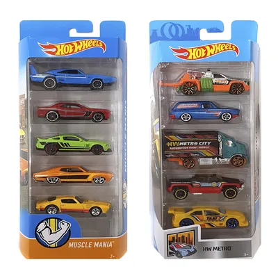 Набор машинок hot wheels (5 шт.) в ассортименте - Магазин игрушек -  Фантастик