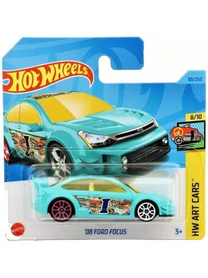 HKH51 Машинка металлическая игрушка Hot Wheels коллекционная модель 08 FORD  FOCUS бирюзовый - купить с доставкой по выгодным ценам в интернет-магазине  OZON (1375140258)