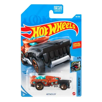 Купить машинка Hot Wheels коллекционная HOTWEILER оранжевый/черный GRY51,  цены на Мегамаркет