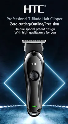 Htc At-118 Zero Cutting Type-c Charge Portable With Smart Size Lithium  Battery Strong Power For Outline Use Hair Clipper - Hair Trimmers -  AliExpress