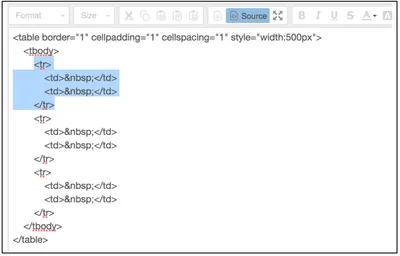 NWC - Storing HTML Table in a Variable changes the formatting of the table  v2 | Community