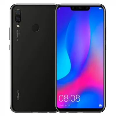 HUAWEI Nova 3 Black [6.3 inch/memory 4GB/storage 128GB] PAR-LX9-BK | eBay