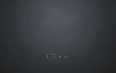 Скачать 2560x1600 сердце, минимализм, i love music, minimalism, heart,  надпись обои, картинки