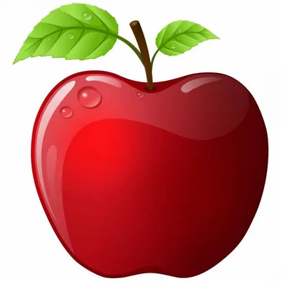 Яблоко для детей картинки