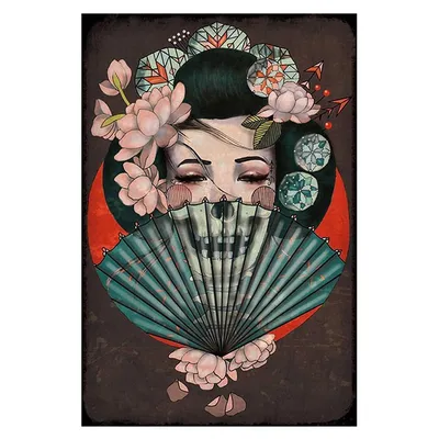 Рисунок «Молодая японская женщина» - Ирия Белогорская