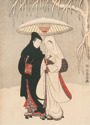 Японская гравюра, Пейзаж - Гравюра 41546, артикул poster_41546