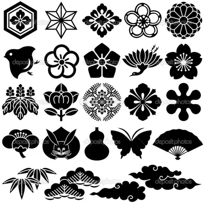 Японские орнаменты и узоры (большое количество фото) - 