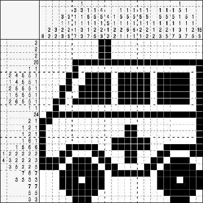 Японские кроссворды お絵かきロジック: цветные пикроссы и ч/б нонограммы с  подсказками ИИ