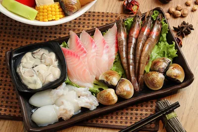 Блюдо японской кухни ,жареная рыба …» — создано в Шедевруме