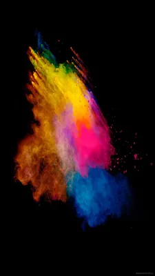 Colored Powder — яркие краски на тёмном фоне