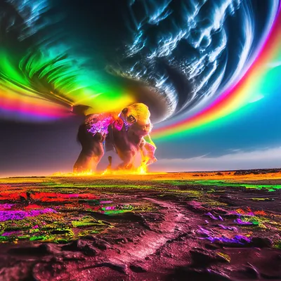 Космос, яркие цвета, туманность, 4к…» — создано в Шедевруме