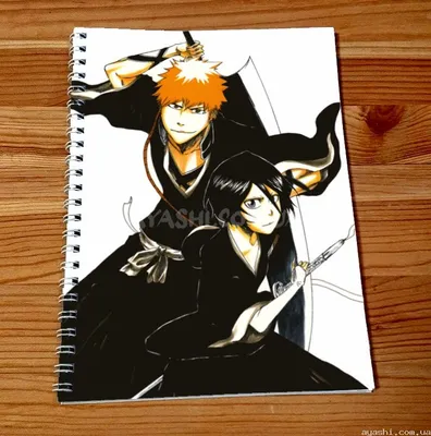 Обои на рабочий стол Kuchiki Rukia / Рукия Кучики и Kurosaki Ichigo / Ичиго  Куросаки из аниме Bleach / Блич, обои для рабочего стола, скачать обои,  обои бесплатно