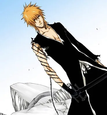 Фото Ичиго Куросаки / Ichigo Kurosaki из аниме Блич / Bleach, art by  Blazer15