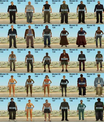 Скачать Новые и Старые цвета для GTA San Andreas