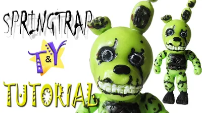 ➤SPRINGTRAP ⟪ FNAF 3 ⟫ POLYMER CLAY TUTORIAL☆ - YouTube