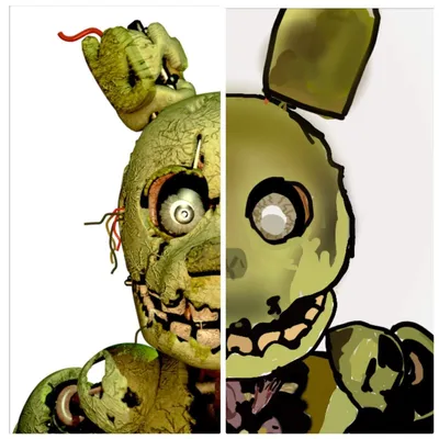 20 Easy Springtrap Drawing Ideas - How to Draw Springtrap