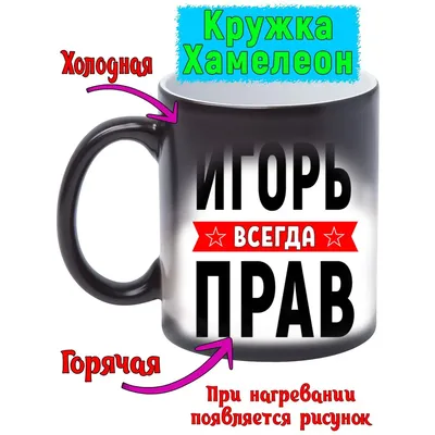 Кружка CoolPodarok Все Великие люди носят имя Игорь - купить в ИП  Ситниченко М.Н., цена на Мегамаркет