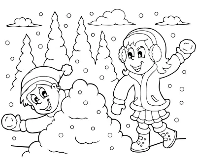 Игра в снежки в живописи | Разноцветные грани | Дзен
