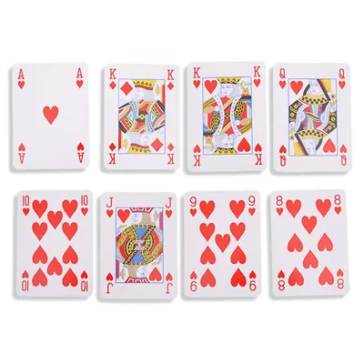 Супер большие Джамбо игральные карты, полный палуб, огромная Стандартная  печать, новинка, покер, индекс, игральные карты, забавные игры, подарок,  28*20 см | AliExpress
