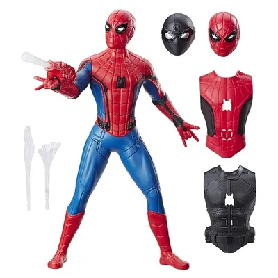 Большая игровая фигурка супергерой Hasbro Человек-Паук с оружием Spider-Man  Web Gear Deluxe детская игрушка (ID#1513558527), цена: 3139 ₴, купить на  