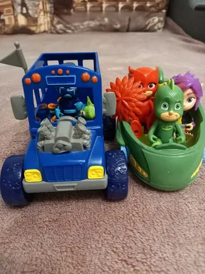 Набор машинок PJ Masks Герои в масках Кетбой, Гекко, Совка со скутером на  Луне Dickie Toys (3143003) - купить в Украине | Profi-Toys