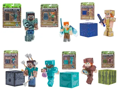 Minecraft Toys Figures and Merchandise Editorial Stock Photo - Image of  accessories, shot: 57446243