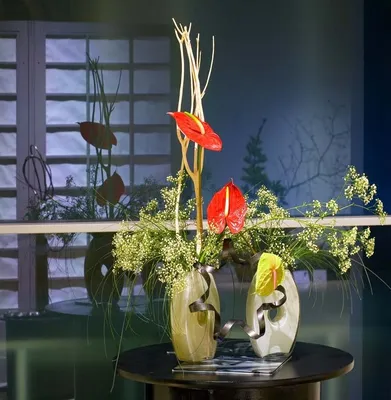ИКЕБАНА цветы которые живут - YouTube