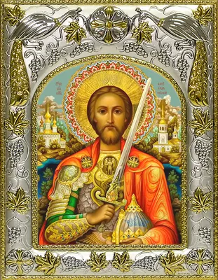 Святой Александр Невский, академическая икона | Православные иконы,  Картины, Христианские картины