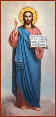 Икона Иисуса Христа Спасителя писаная на холсте 15 Х 19 см (ID#1760985869),  цена: 2200 ₴, купить на 