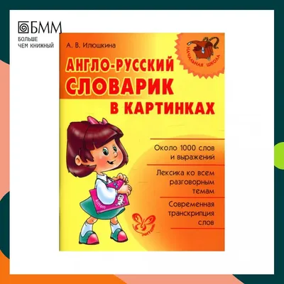 Книга Англо-русский словарик в картинках Илюшкина Алевтина Викторовна |  AliExpress