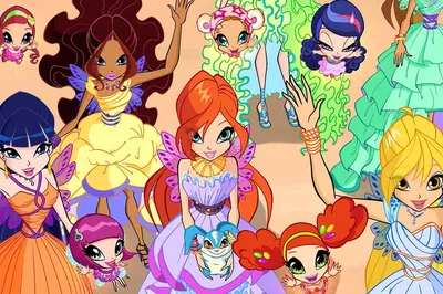 Как они изменились? В лучшую или худшую сторону? WINX CLUB. (1 vs 8 сезон)  | WINX IDEA | Дзен