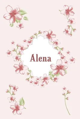 Alena: Notebook With Name On Front Cover ,Funny Name Lined Notebook,  Personalized Name Journal For Alena, Lined Name Journal Gift For Alena,  Alena ... funny Gift, for taking note (110 p,6x9 in):