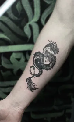 50+] Фото Тату Инь Янь | TATTOO-LOVE | Yin yang tattoos, Dragon tattoo  designs, Dragon tattoos for men