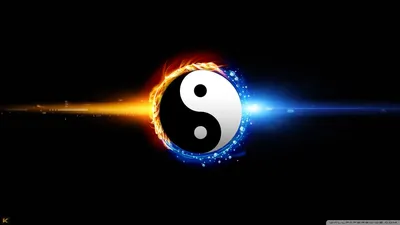 Yin and yang | Wallpaper HD 4k Phone Android | Инь и ян, Рисунки драконов,  Обои фоны