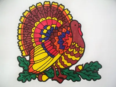 Ручной рисунок птицы индейки. хорошо для открыток ко дню благодарения |  Премиум векторы
