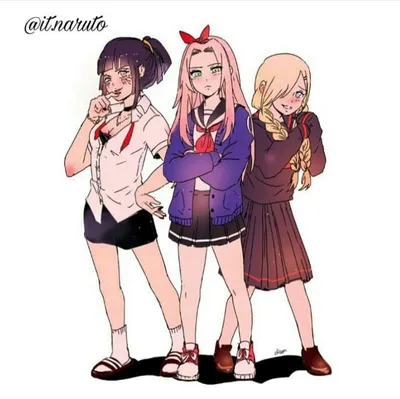 Hinata and Sakura and Ino | Naruto Amino