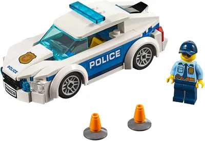 Набор LEGO 60239 Автомобиль полицейского патруля (Сити (Город) Полиция).  Инструкция, состав деталей.