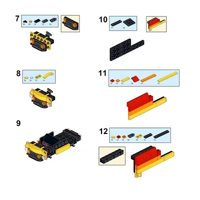 LEGO фургон (инструкция) | Пикабу