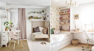Интерьер в маленькой комнате: цвета, мебель и текстиль