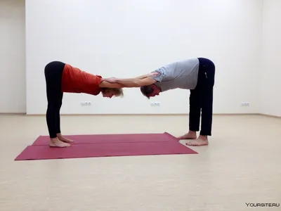 Персональная Партнер Йога + Aкро-Yoga для двух человек в Aurora Yoga Studio  | 