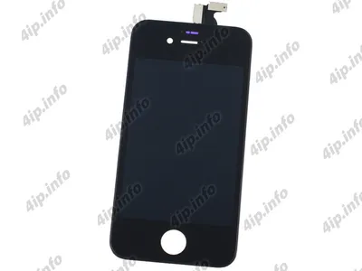 Чехол для IPhone 4/4s 2D силиконовый черный для плоского пресса