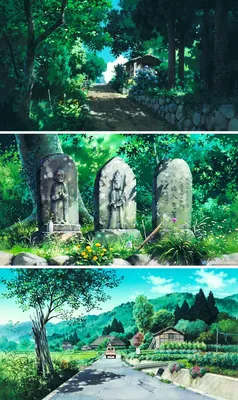 Унесенные призраками | Фон студии Ghibli, Искусство Studio Ghibli, Иллюстрации Ghibli