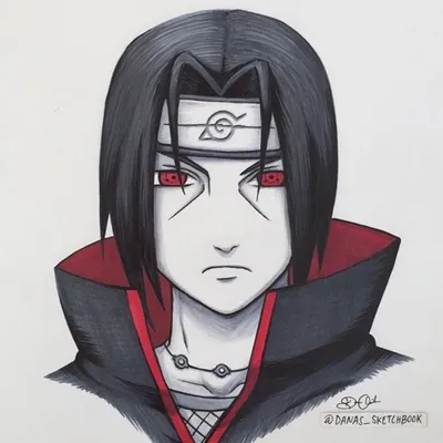 Как нарисовать Итачи Учиха за 12 минут / How To Draw Itachi Uchiha - YouTube