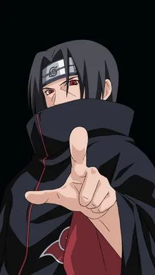 Фото Итачи Учиха / Itachi Uchiha из аниме Наруто / Naruto, art by olggah