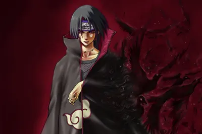 Фото Итачи Учиха / Itachi Uchiha из аниме Наруто / Naruto, art by olggah