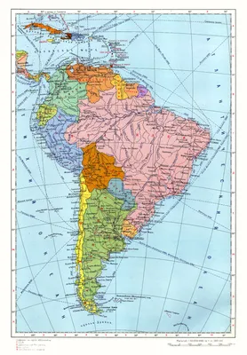 Карта-пазл. Южная Америка - Купить оптом в компании Бумбарам