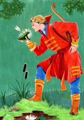 Рисунок иван царевич и лягушка - 74 фото