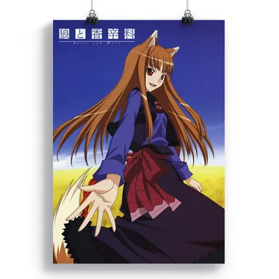 Плакат Волчица и пряности | Spice and Wolf 01 (ID#1220926322), цена: 30 ₴,  купить на 