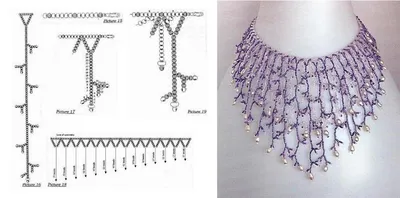 Колье из бисера своими руками: схемы плетения ожерелья для начинающих